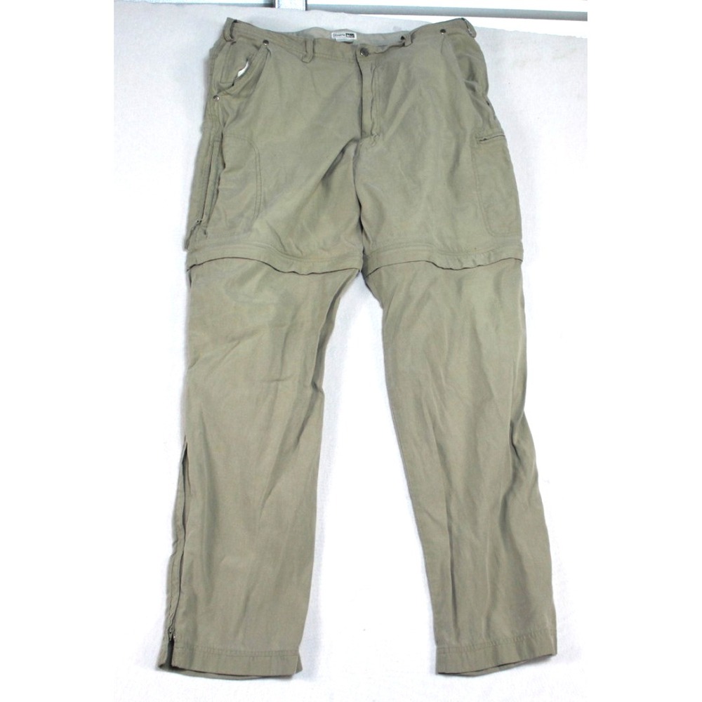 REI Men Beige Convertible Pants Out Door  Hiking Casual size 40X32